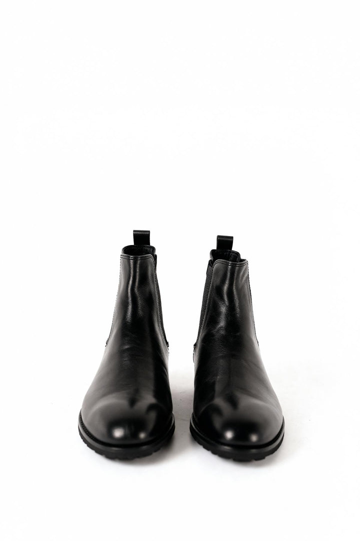 Giesto Bottines en cuir classique noires - Noir