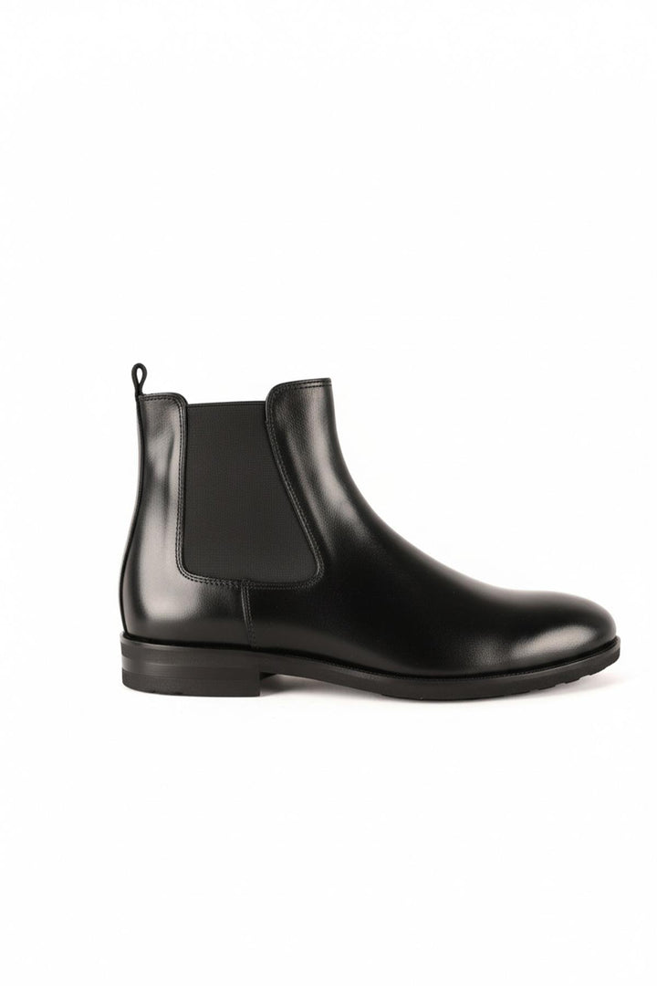 Giesto Bottines en cuir classique noires - Noir