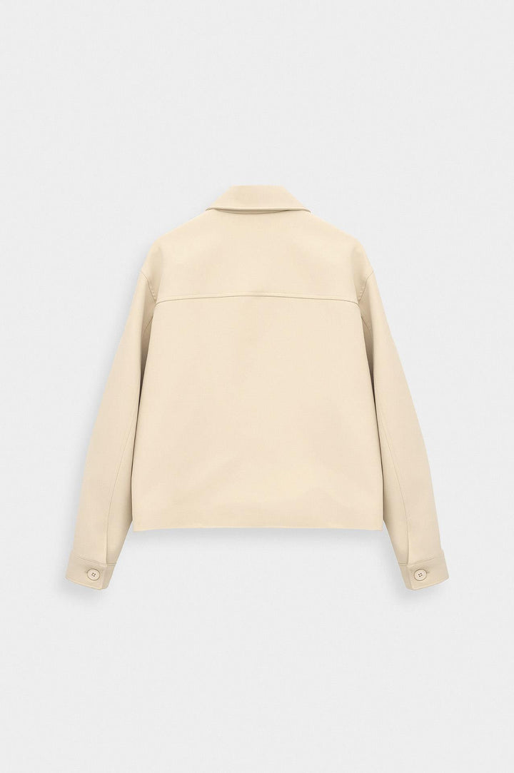Giesto Veste Classique à Boutons en Beige - Beige