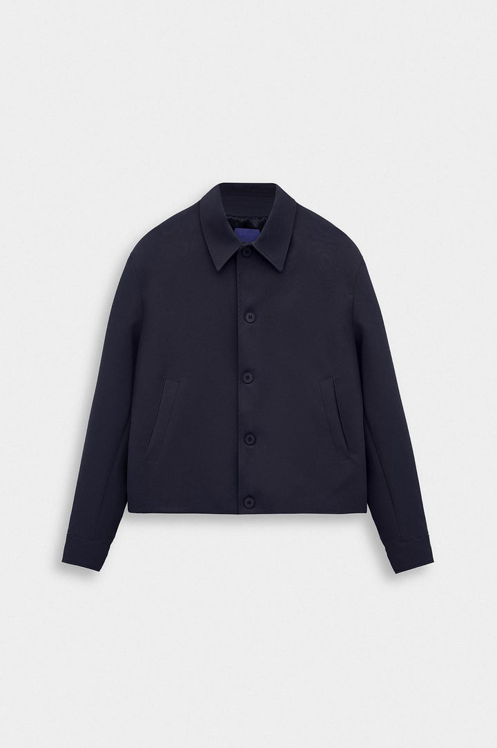 Giesto Veste Classique à Boutons en Bleu marine - Bleu marine