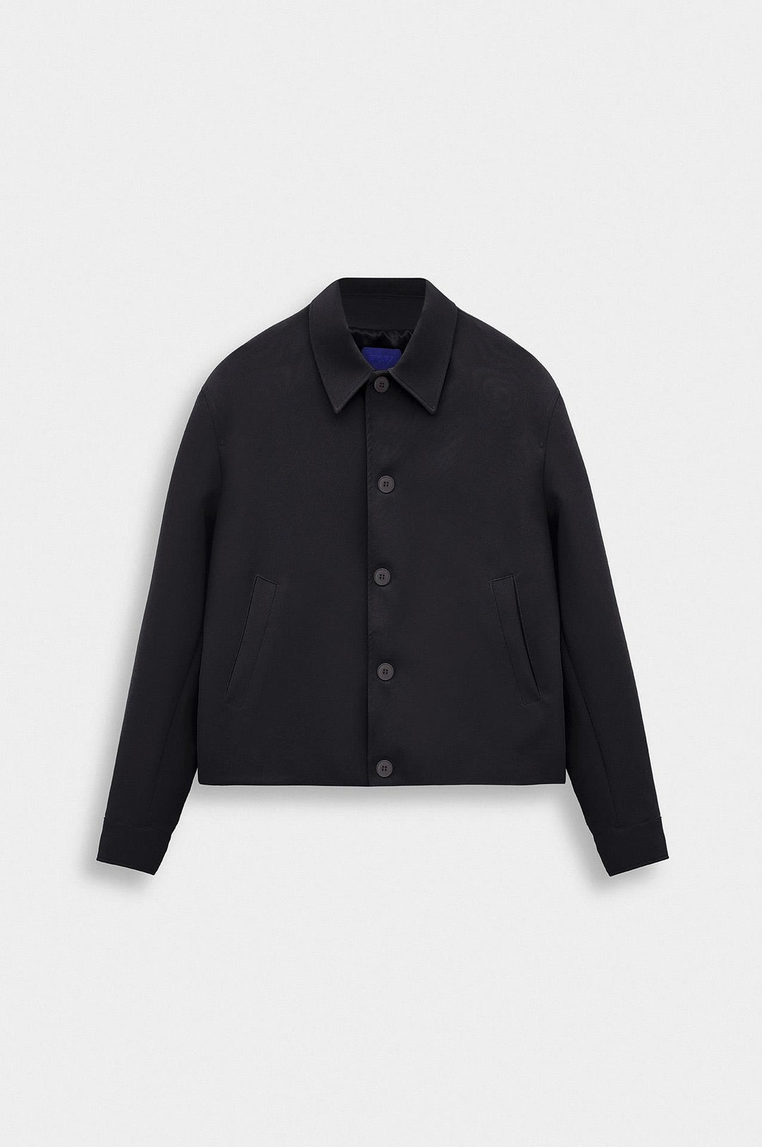 Giesto Veste noire classique à boutons - Noir