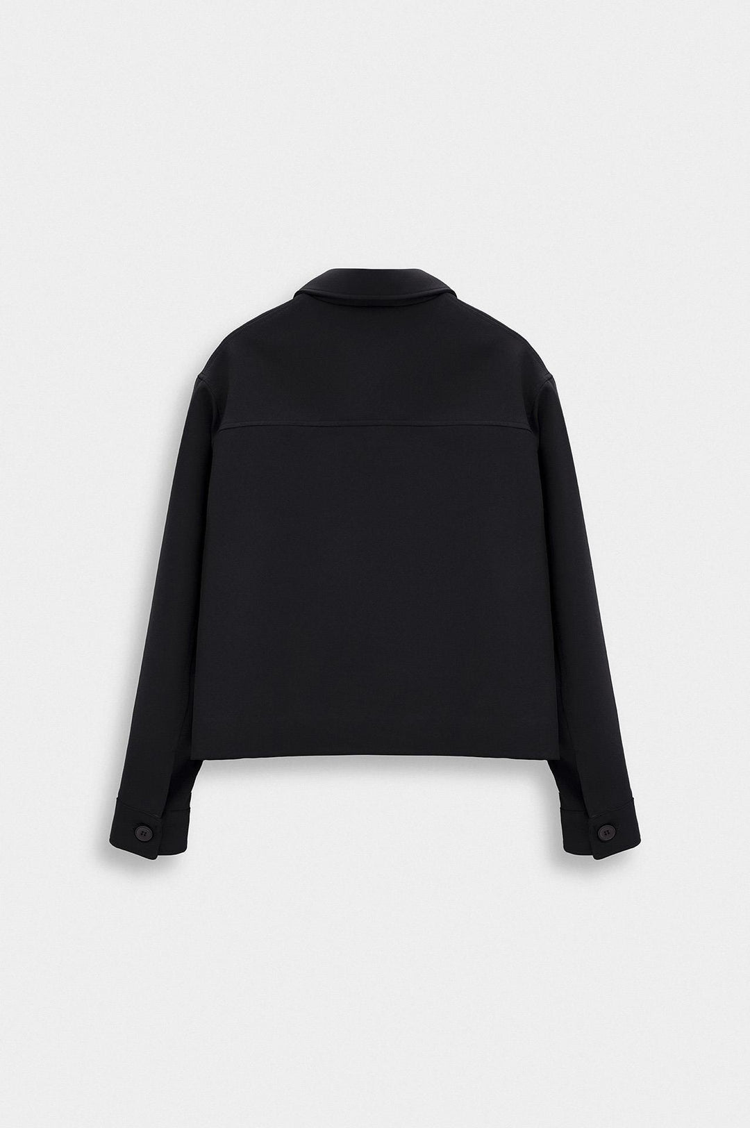 Giesto Veste noire classique à boutons - Noir