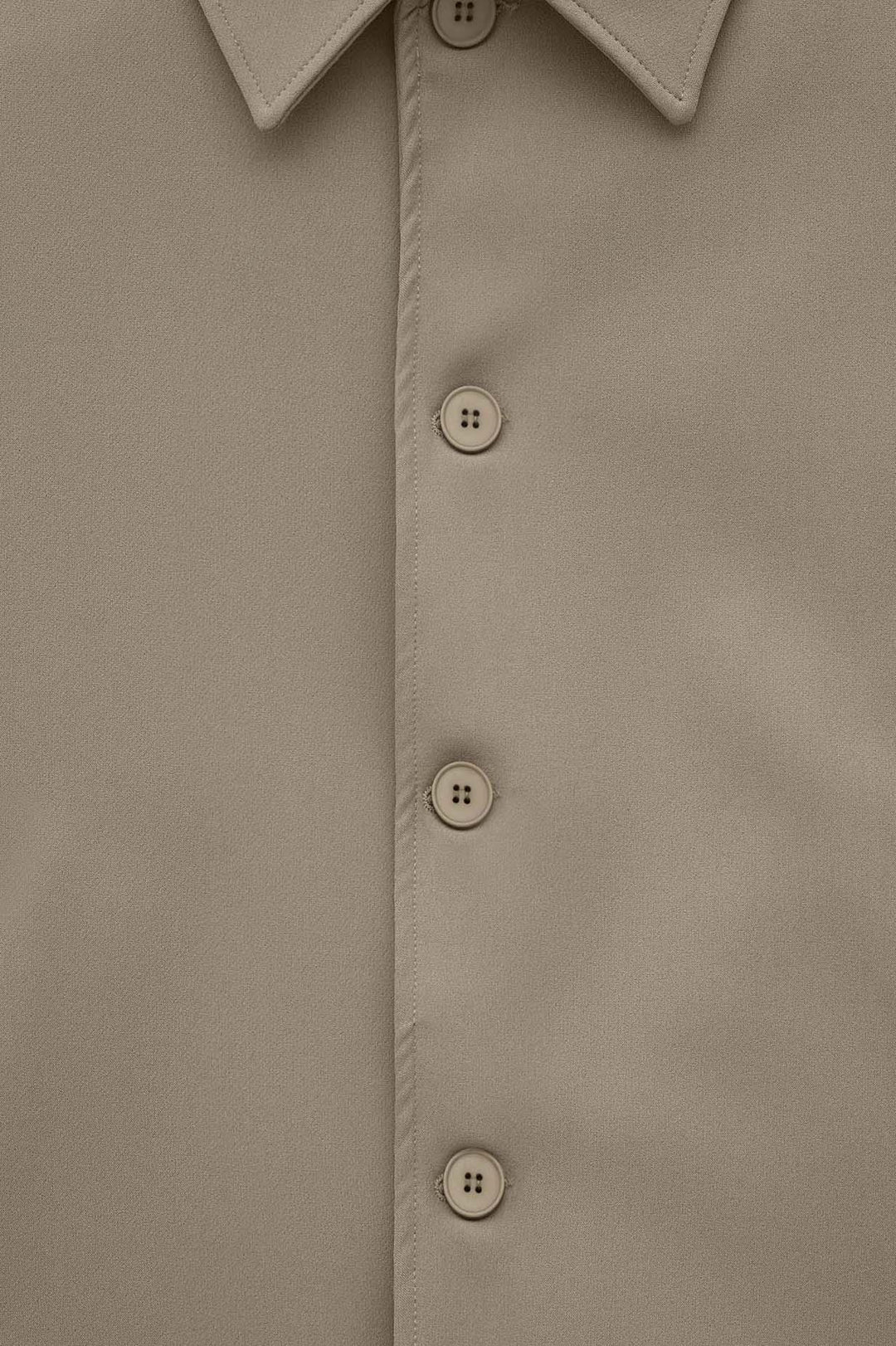 Giesto Veste Classique à Boutons en Visón - Vison
