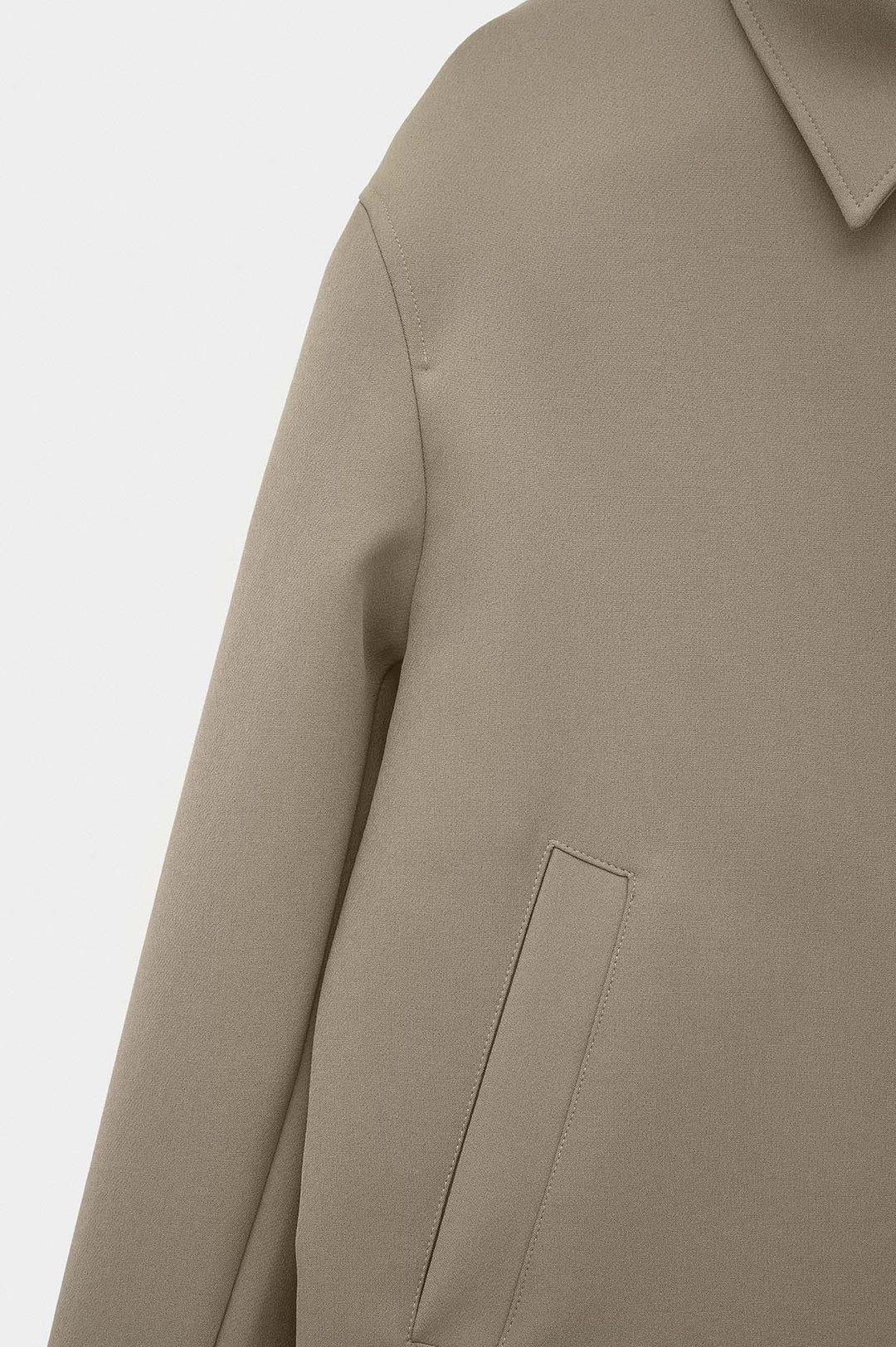 Giesto Veste Classique à Boutons en Visón - Vison