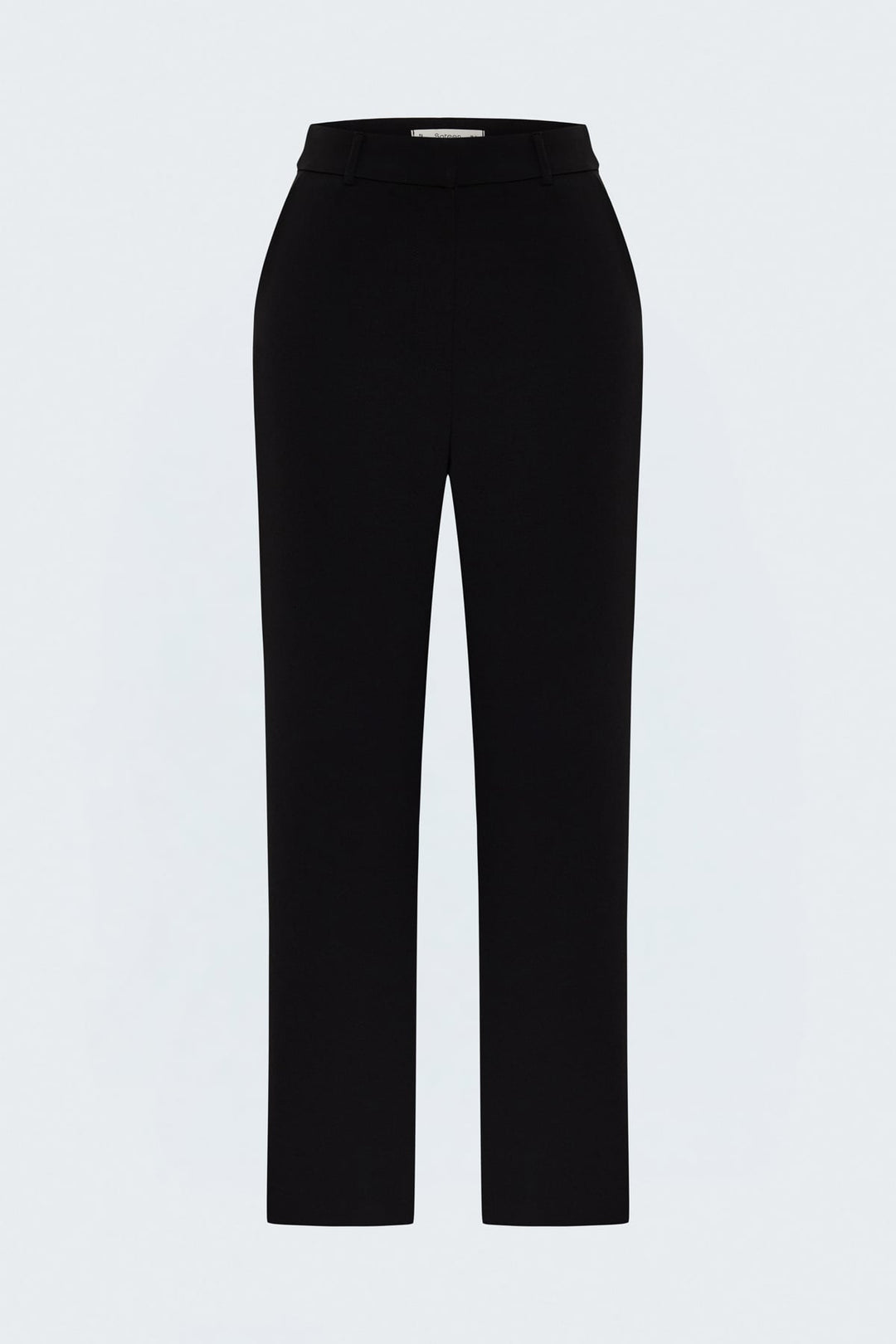Sateen Pantalon classique - Noir