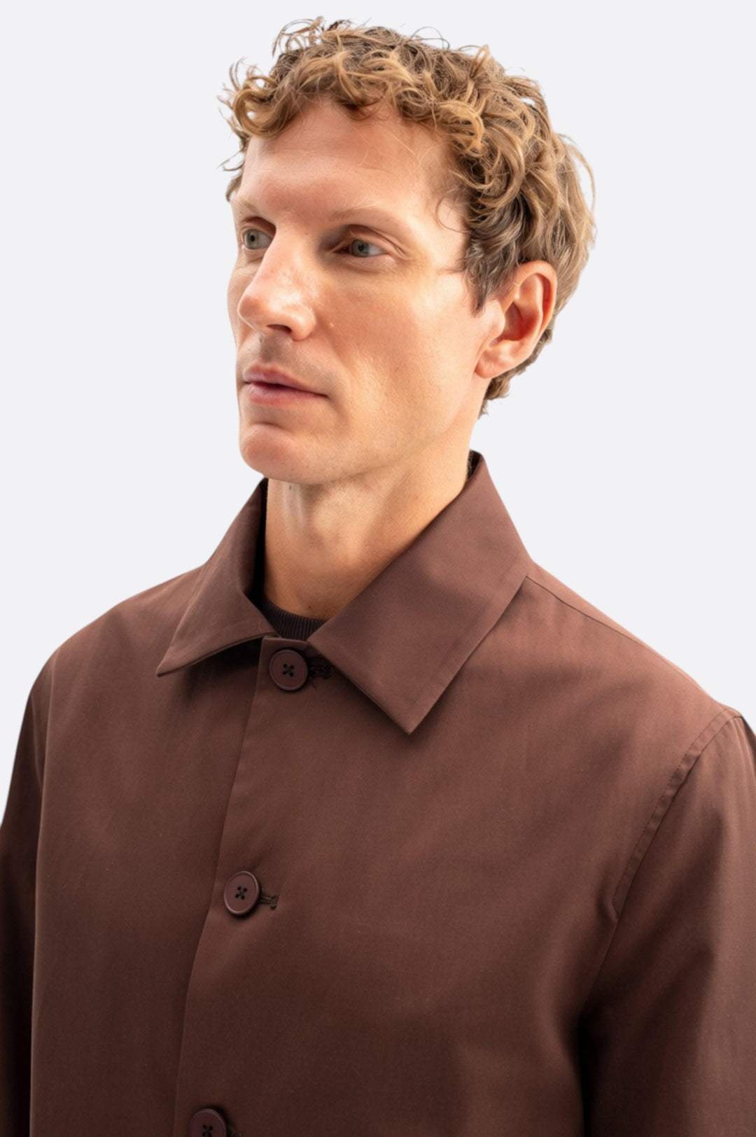 Giesto Trench-coat marron Regular Fit classique - Marron
