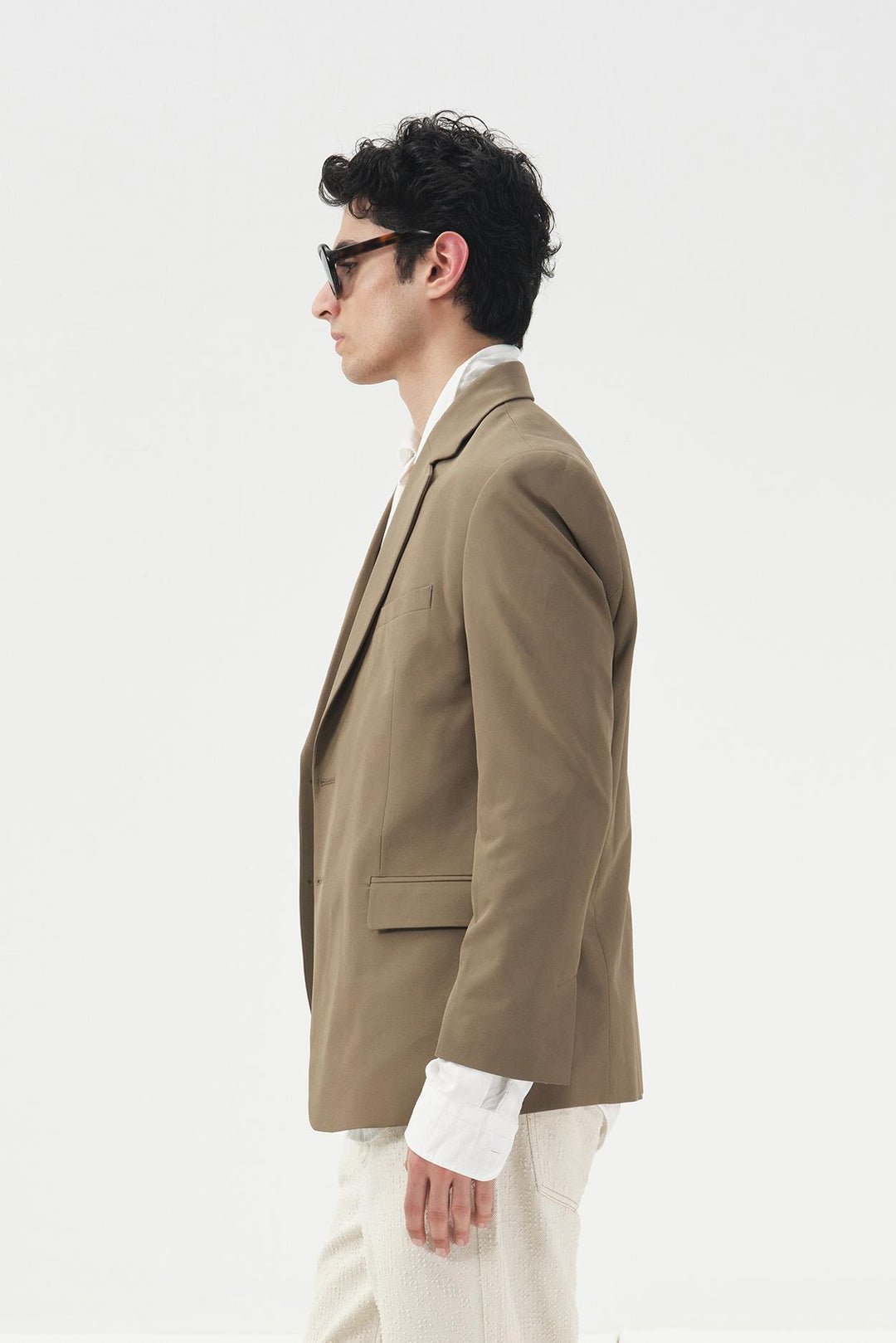 Giesto Veste tabac coupe classique regular fit - Tabac