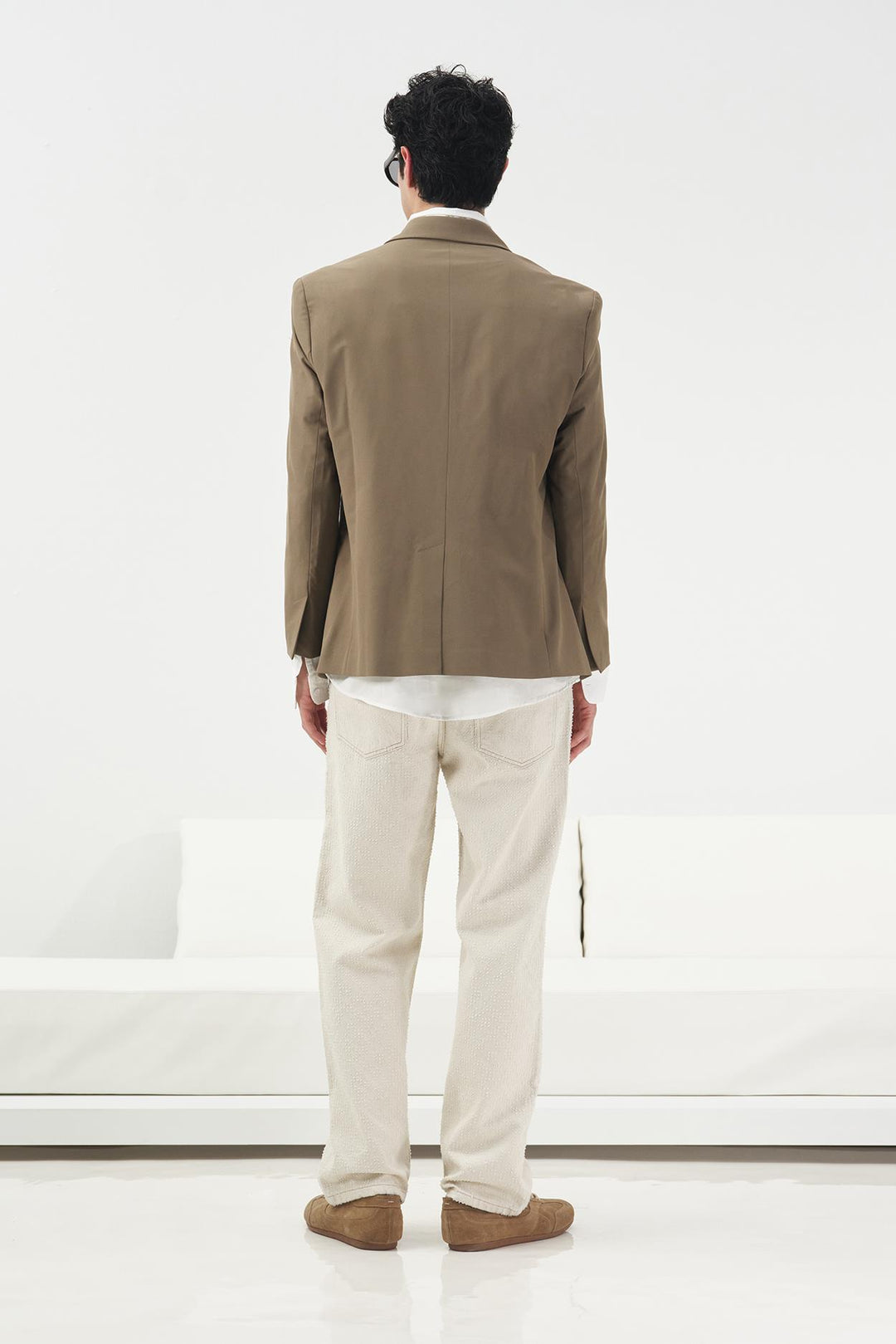 Giesto Veste tabac coupe classique regular fit - Tabac
