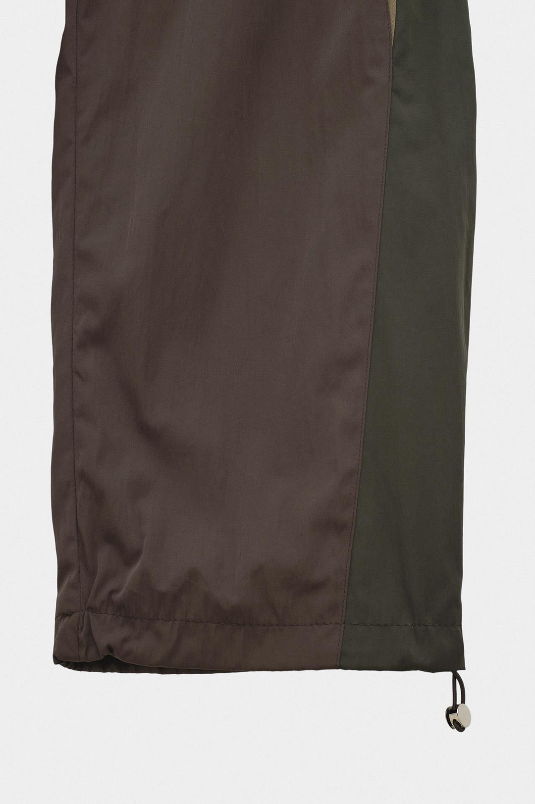 Giesto Pantalon de jogging marron à pièces contrastées - Marron