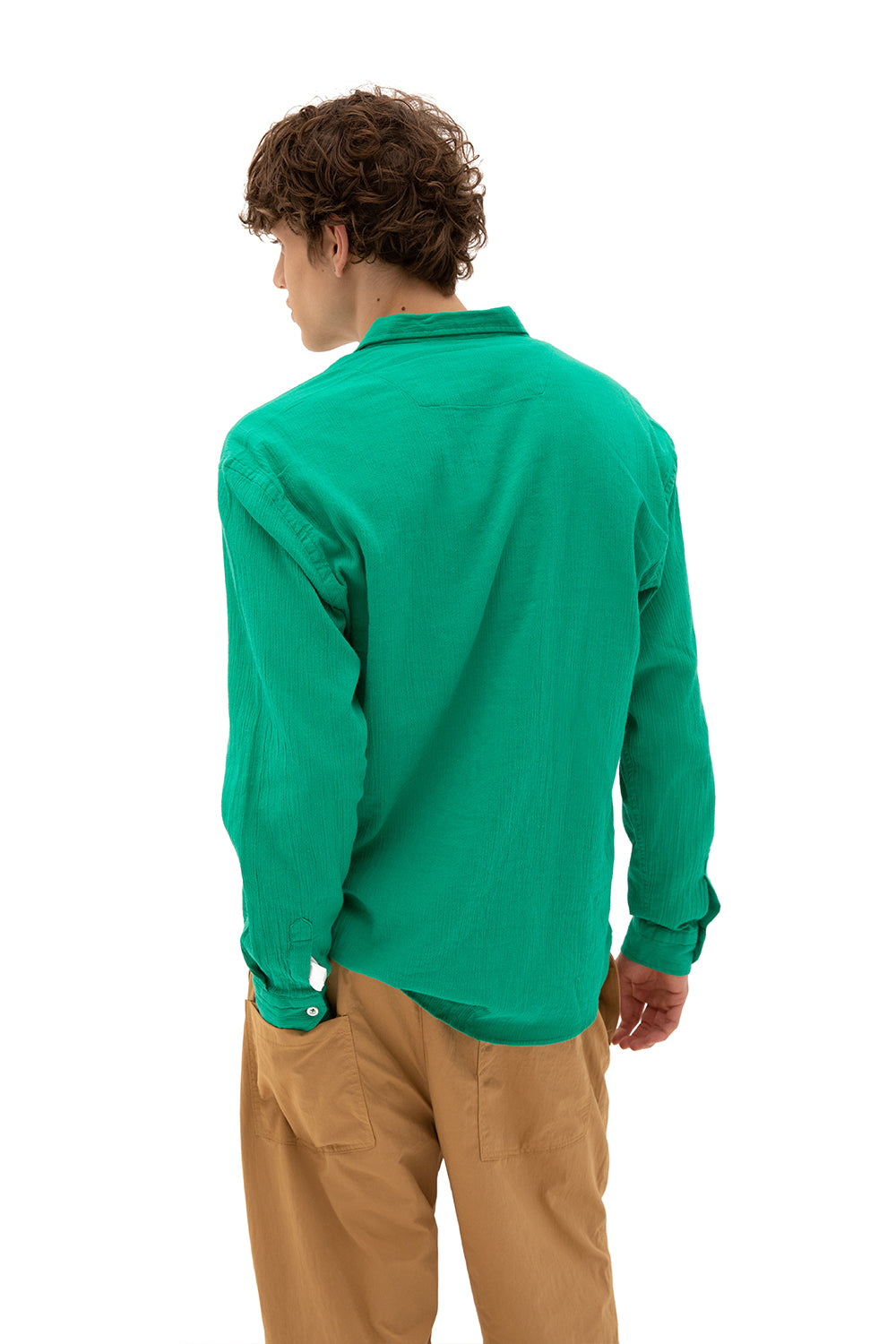 Giesto Chemise en crêpe - Vert