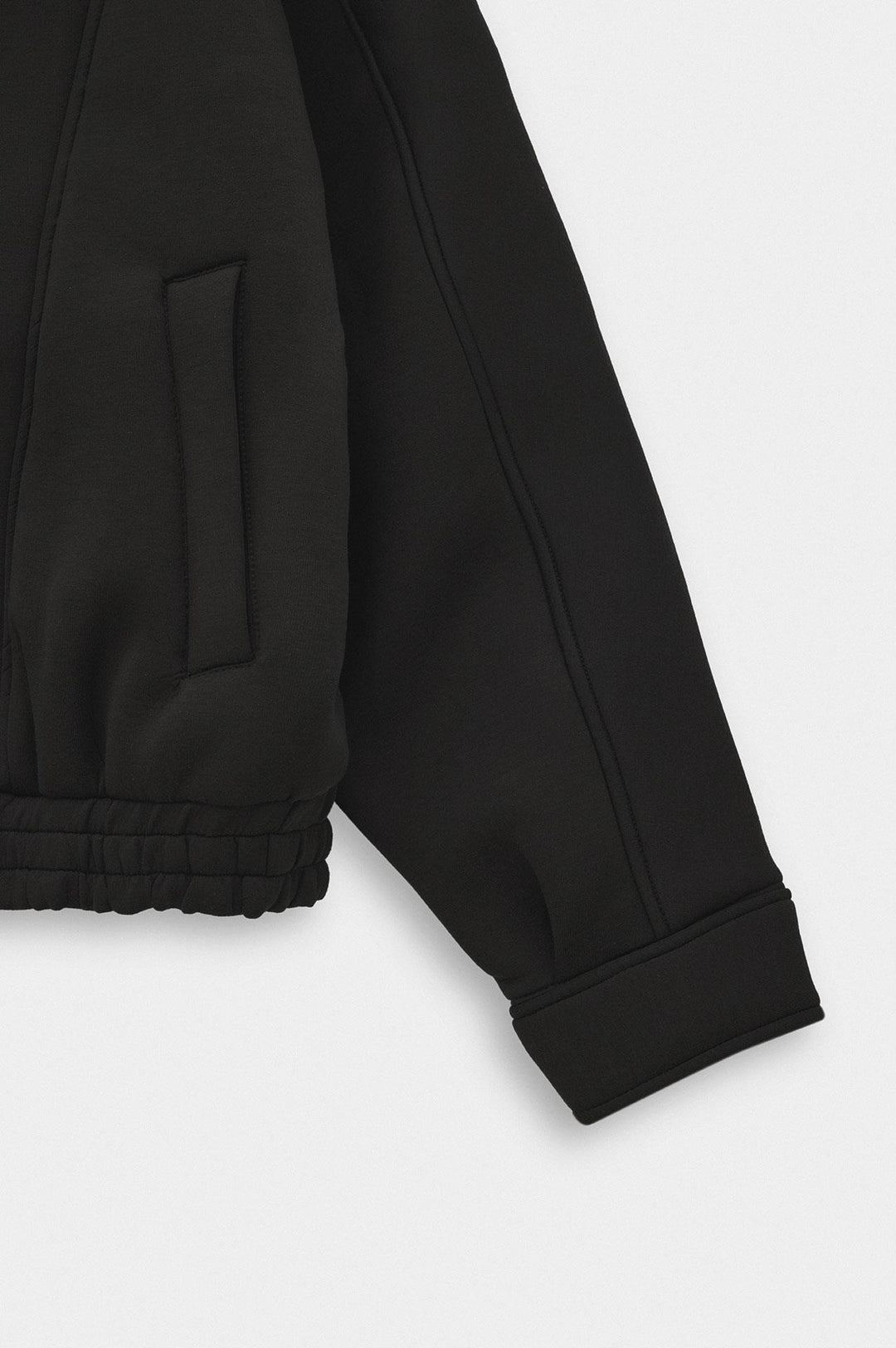 Giesto Veste scuba noire à col châle - Noir