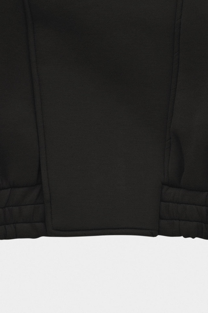Giesto Veste scuba noire à col châle - Noir
