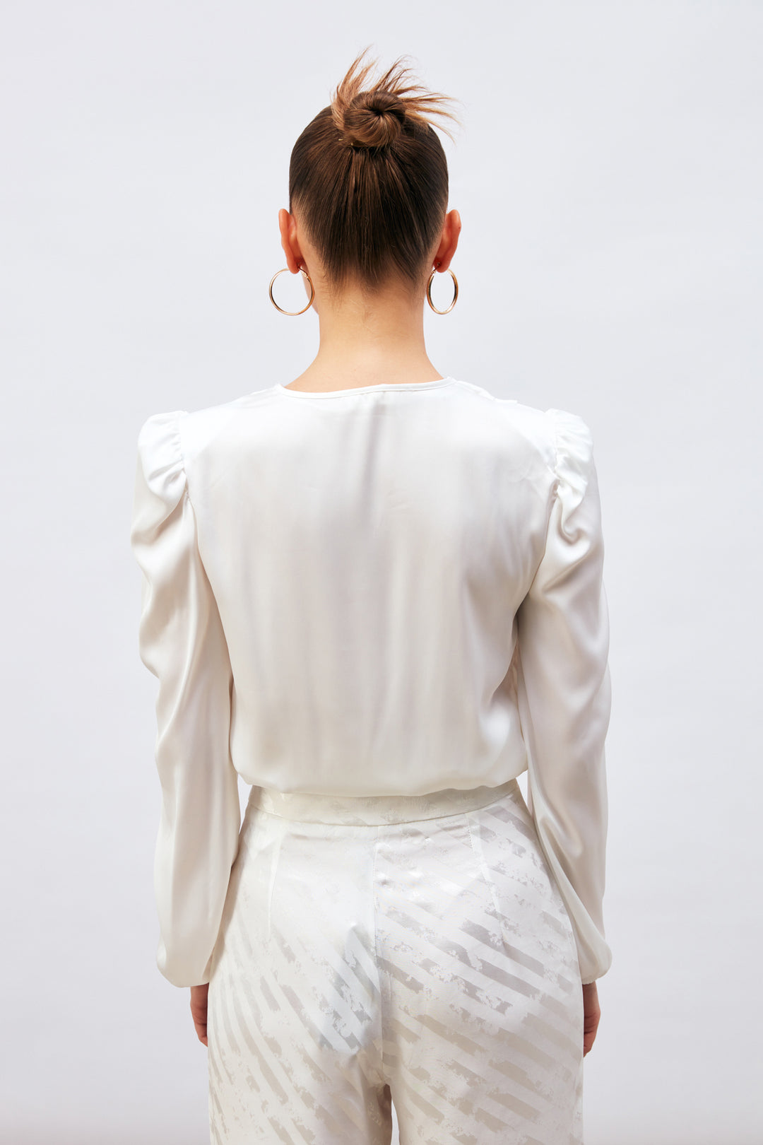 Sateen Body en satin croisé - Écru