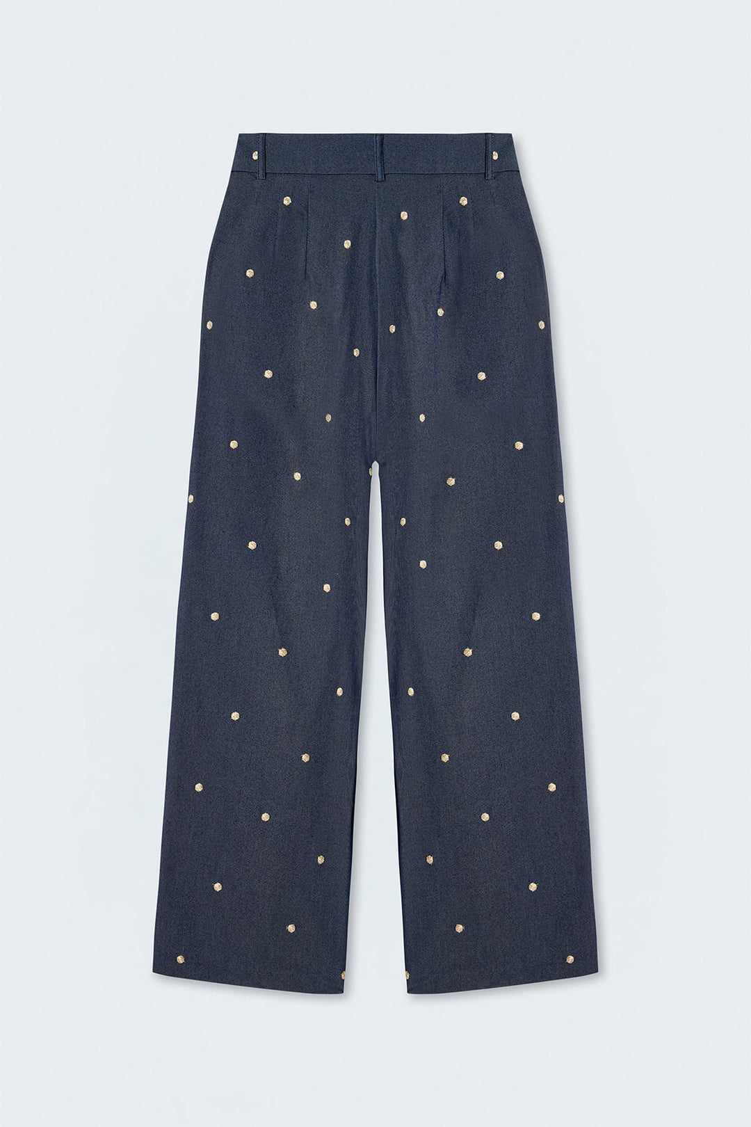 Sateen Pantalon Laura - Bleu marine