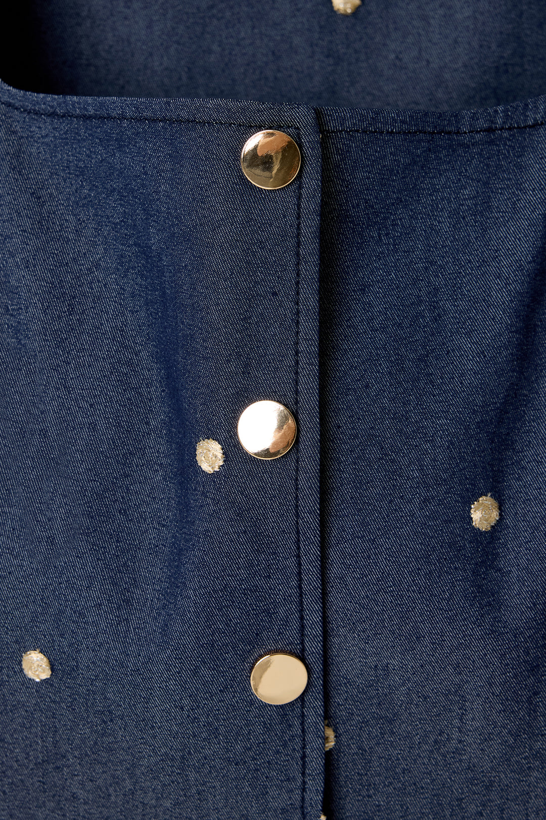 Sateen Gilet Laura - Bleu marine