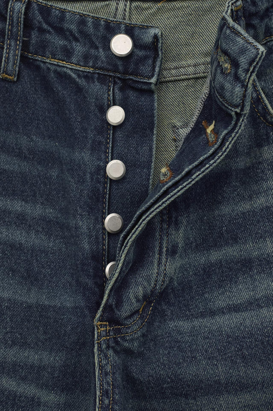 Giesto Jean regular fit effet laser bleu - Bleu