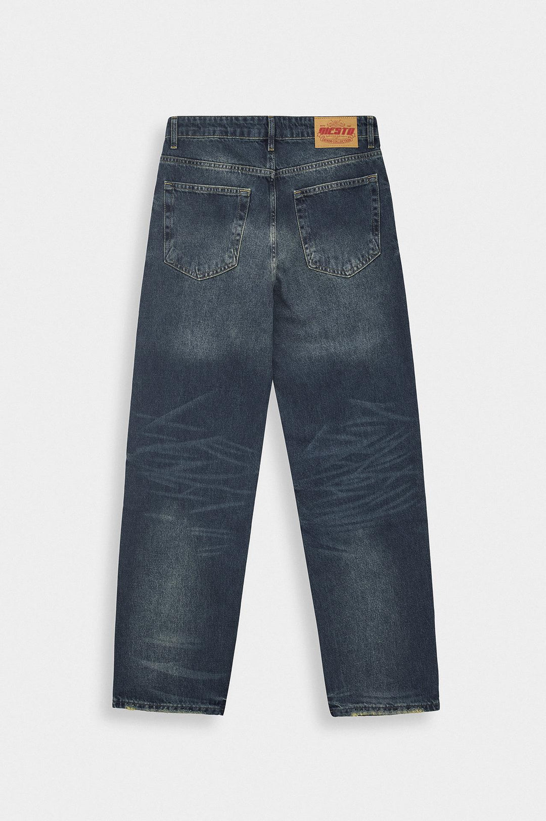 Giesto Jean regular fit effet laser bleu - Bleu