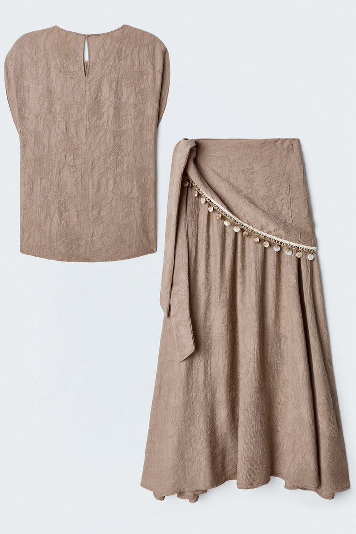 Sateen Ensemble Liana - camel