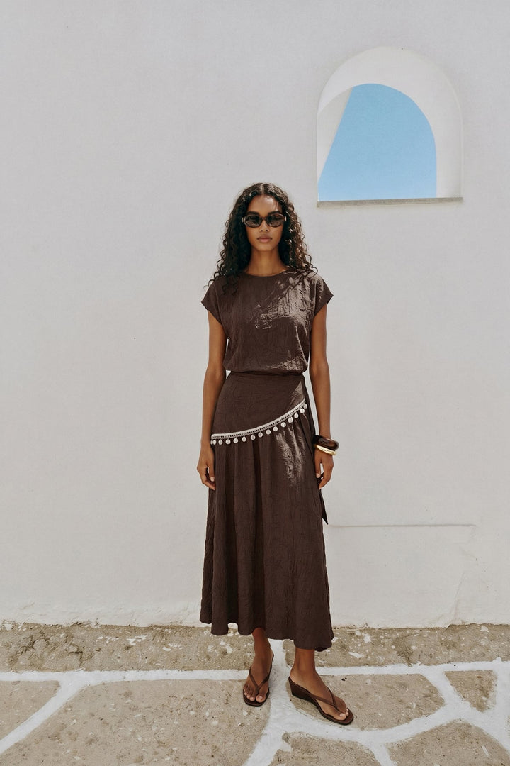 Sateen Ensemble Liana - Marron