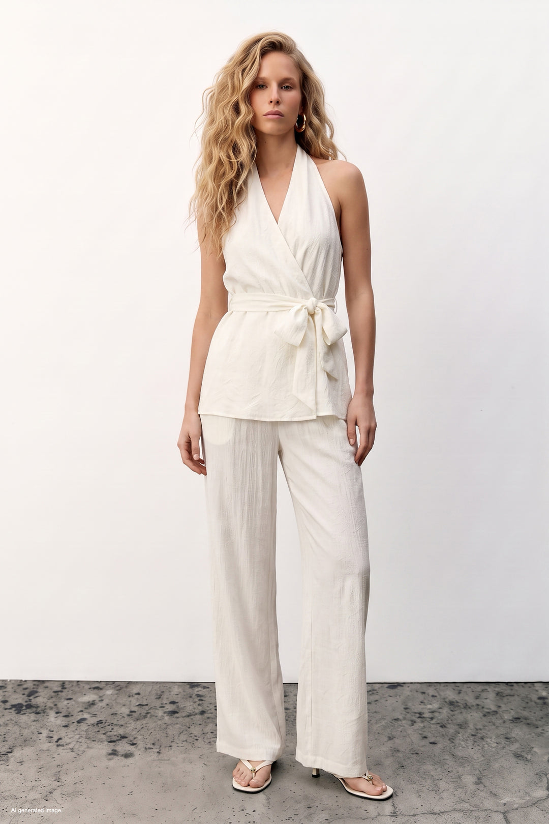 Sateen Lily Blouse - Écru