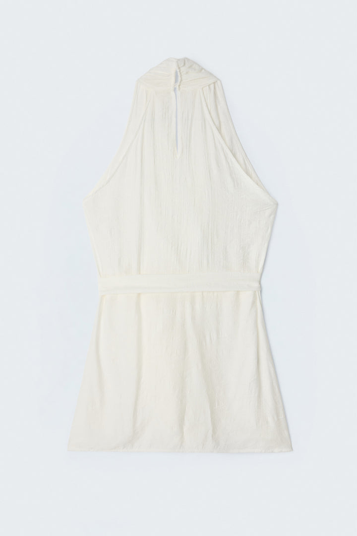 Sateen Lily Blouse - Écru