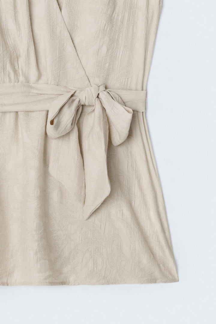 Sateen Lily Blouse - Pierre