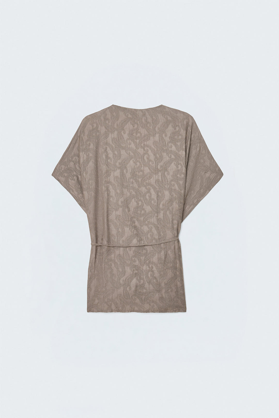 Sateen Lily Kimono - Vison
