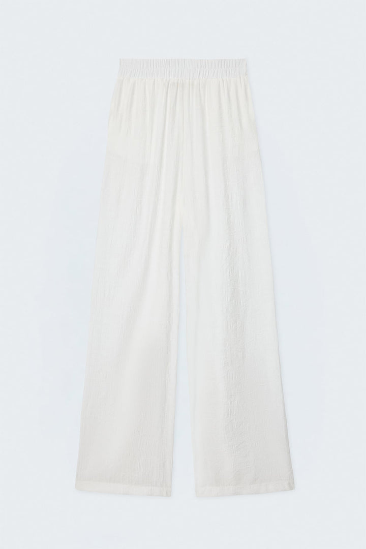 Sateen Lily Pantalon - Écru