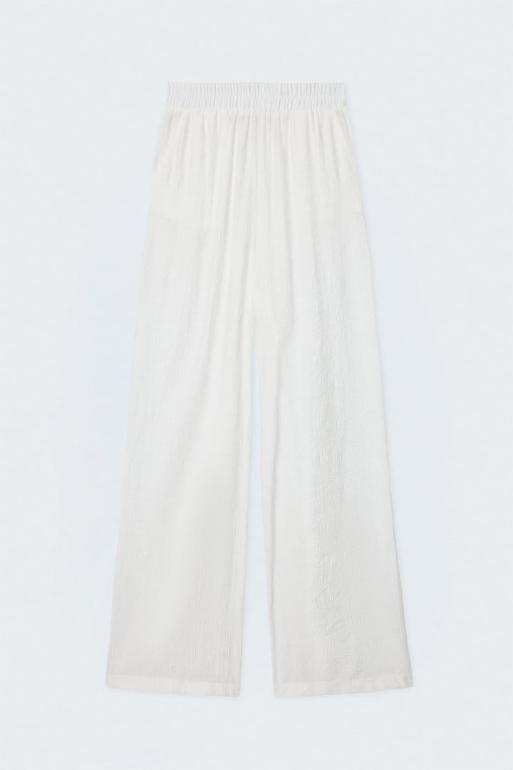 Sateen Lily Pantalon - Écru