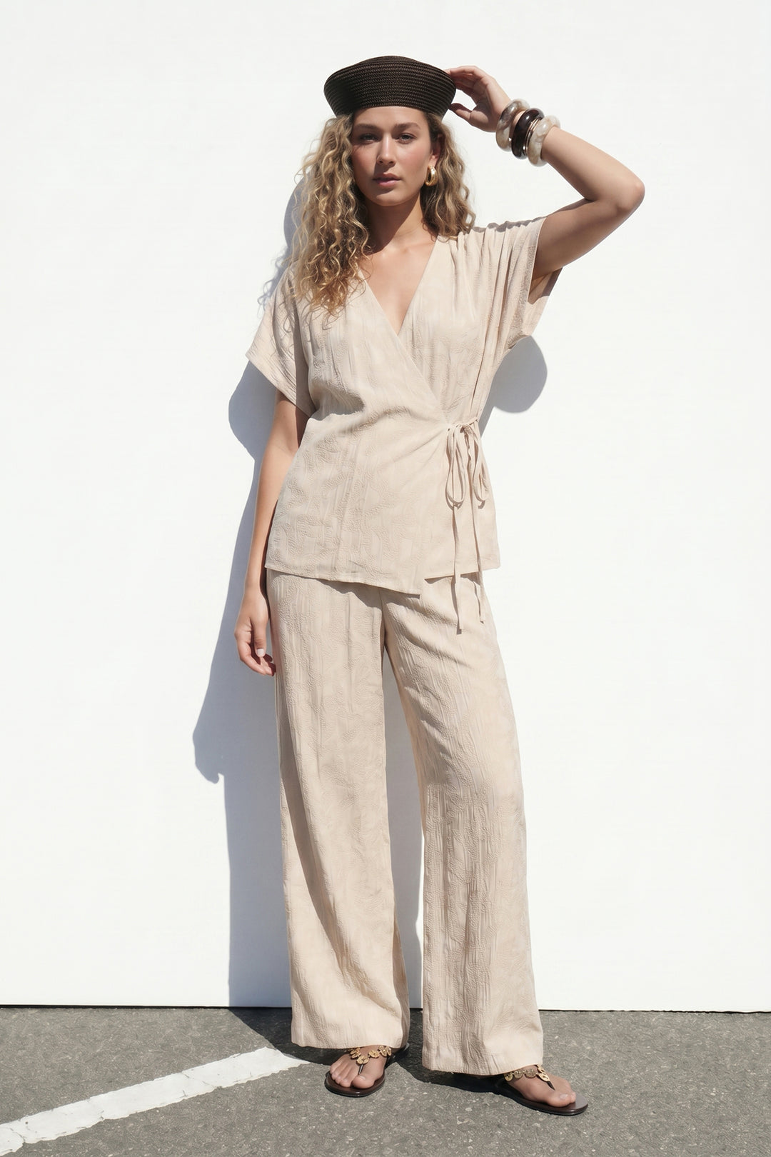 Sateen Lily Pantalon - Pierre