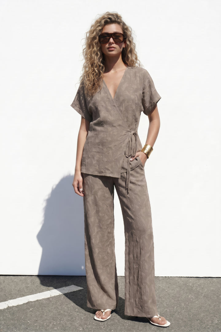 Sateen Lily Pantalon - Vison