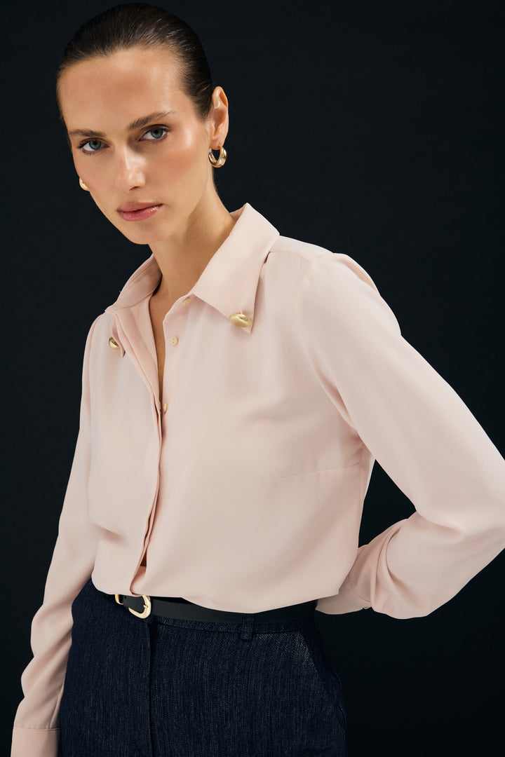Sateen Chemise Lucy - Poudre