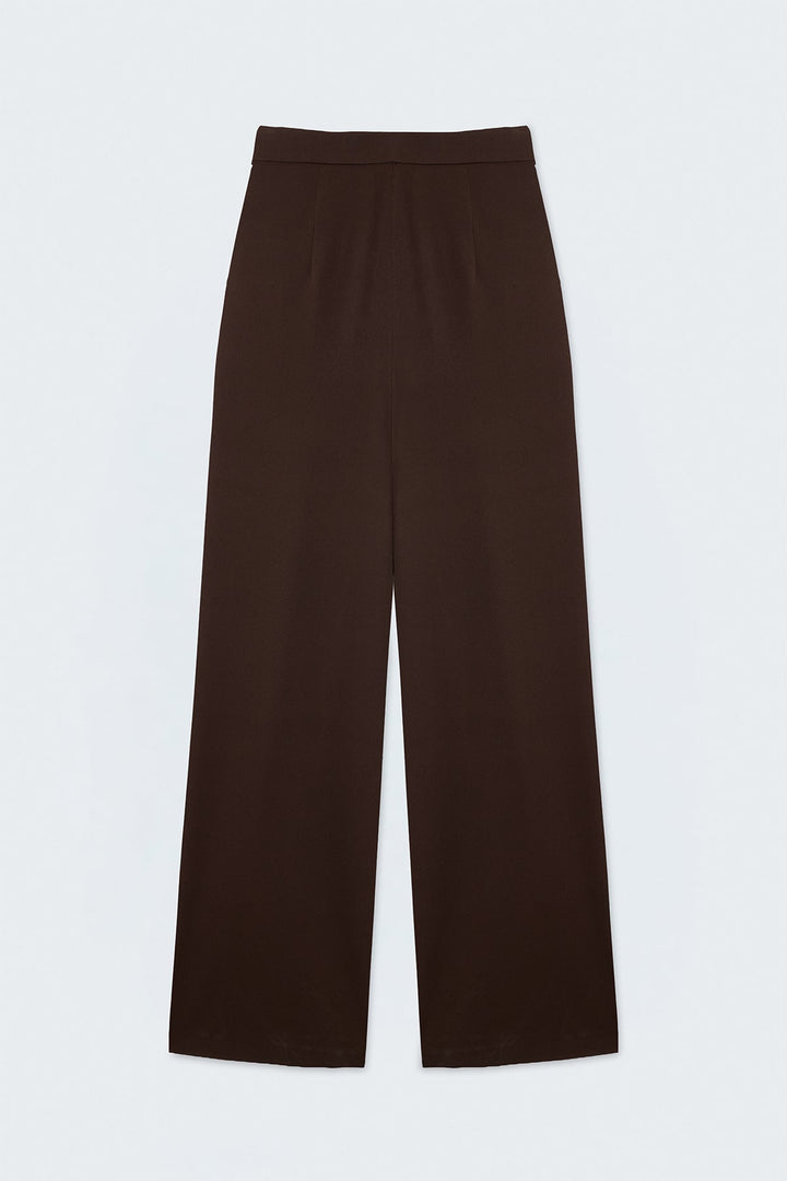 Sateen Pantalon Lucy - Marron