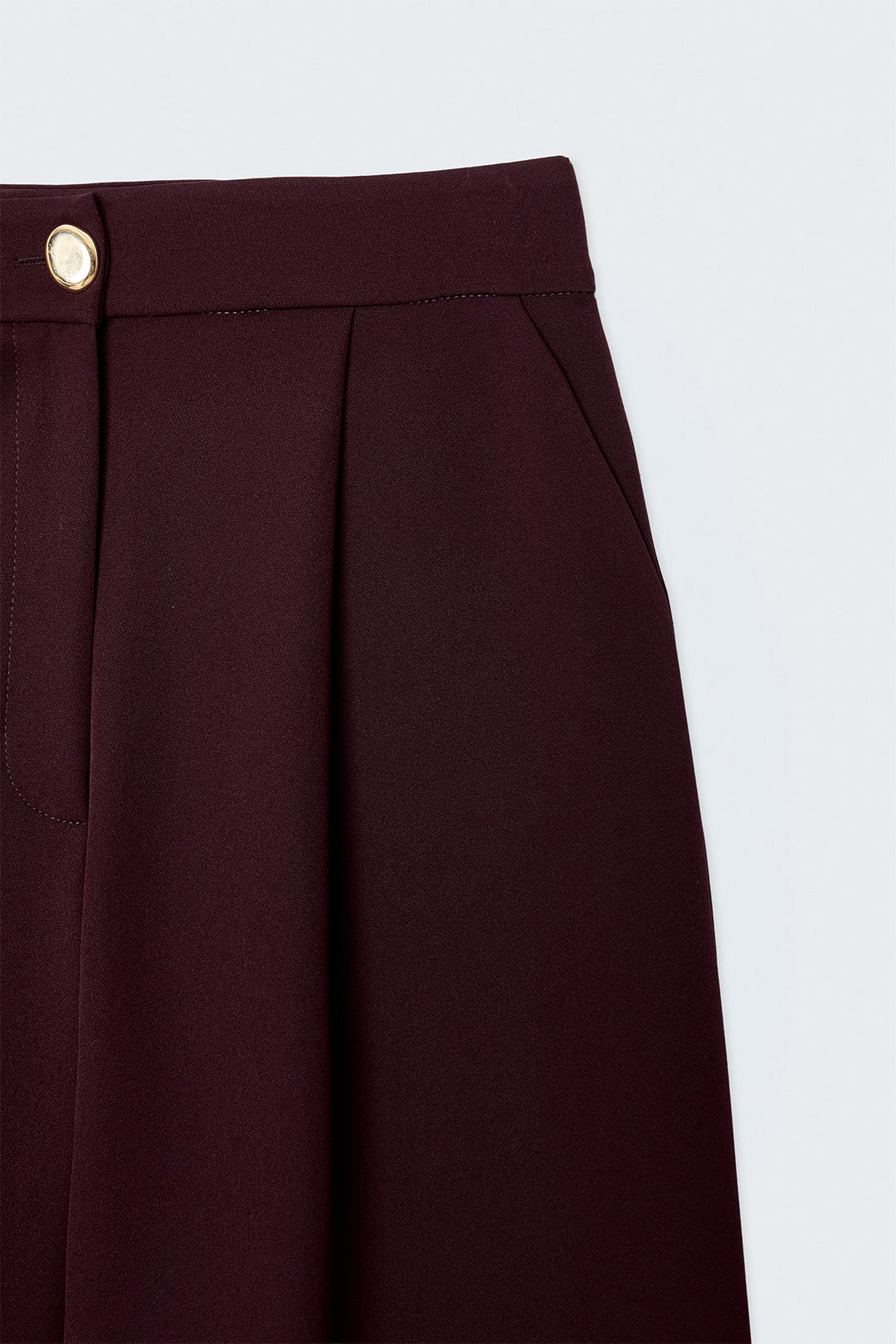 Sateen Pantalon Lucy - Prune