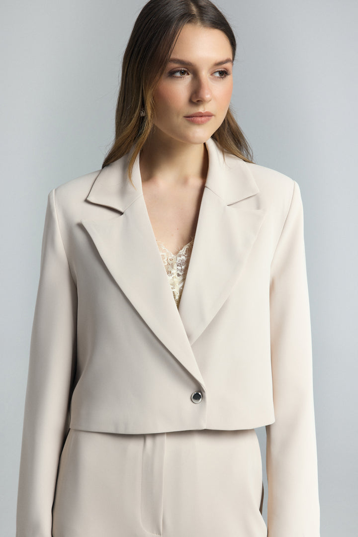 Sateen Mari Veste courte - Beige