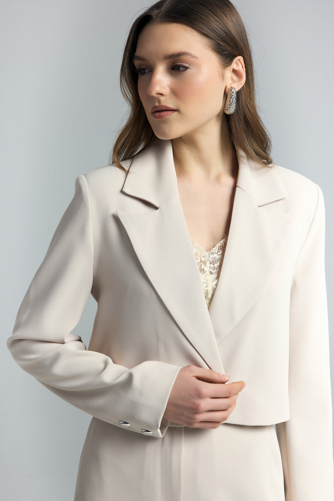 Sateen Mari Veste courte - Beige