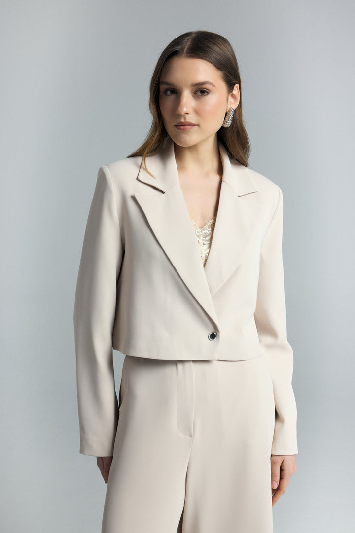 Sateen Mari Veste courte - Beige