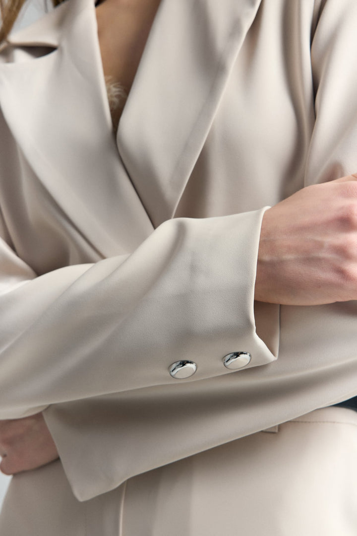 Sateen Mari Veste courte - Beige