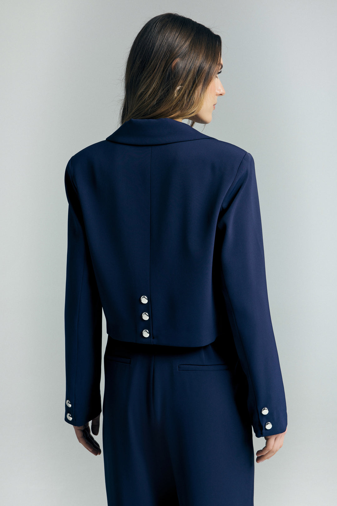 Sateen Mari Veste courte - Bleu marine
