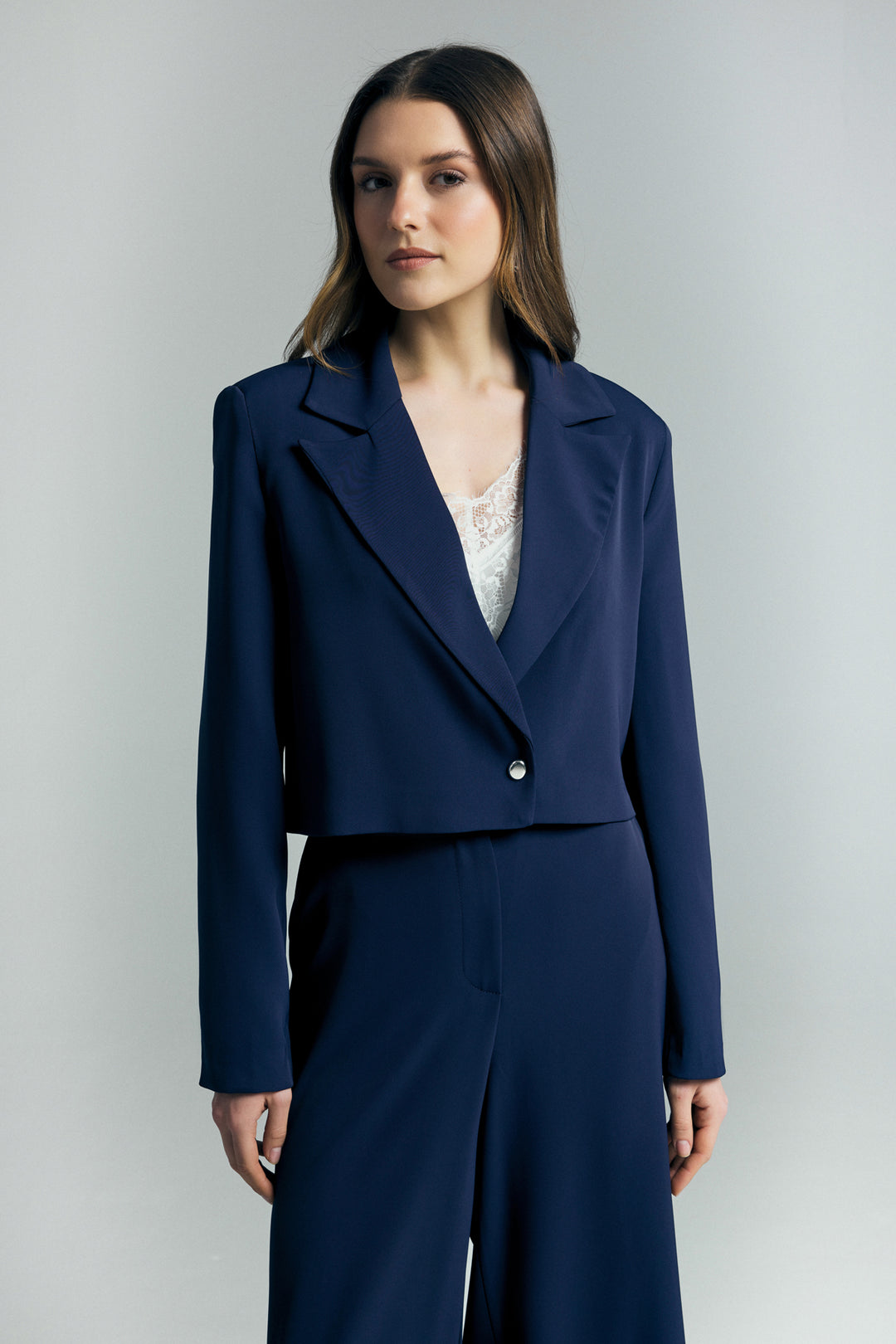 Sateen Mari Veste courte - Bleu marine