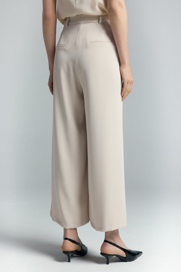 Sateen Pantalon Mari - Beige
