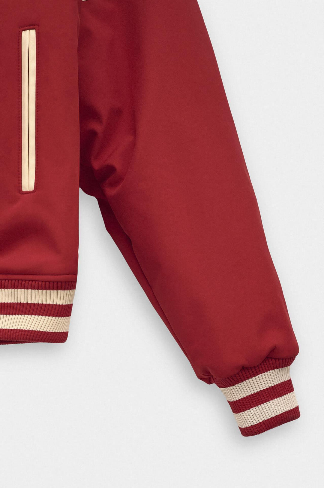 Giesto Veste de collège rouge avec broderie - Rouge