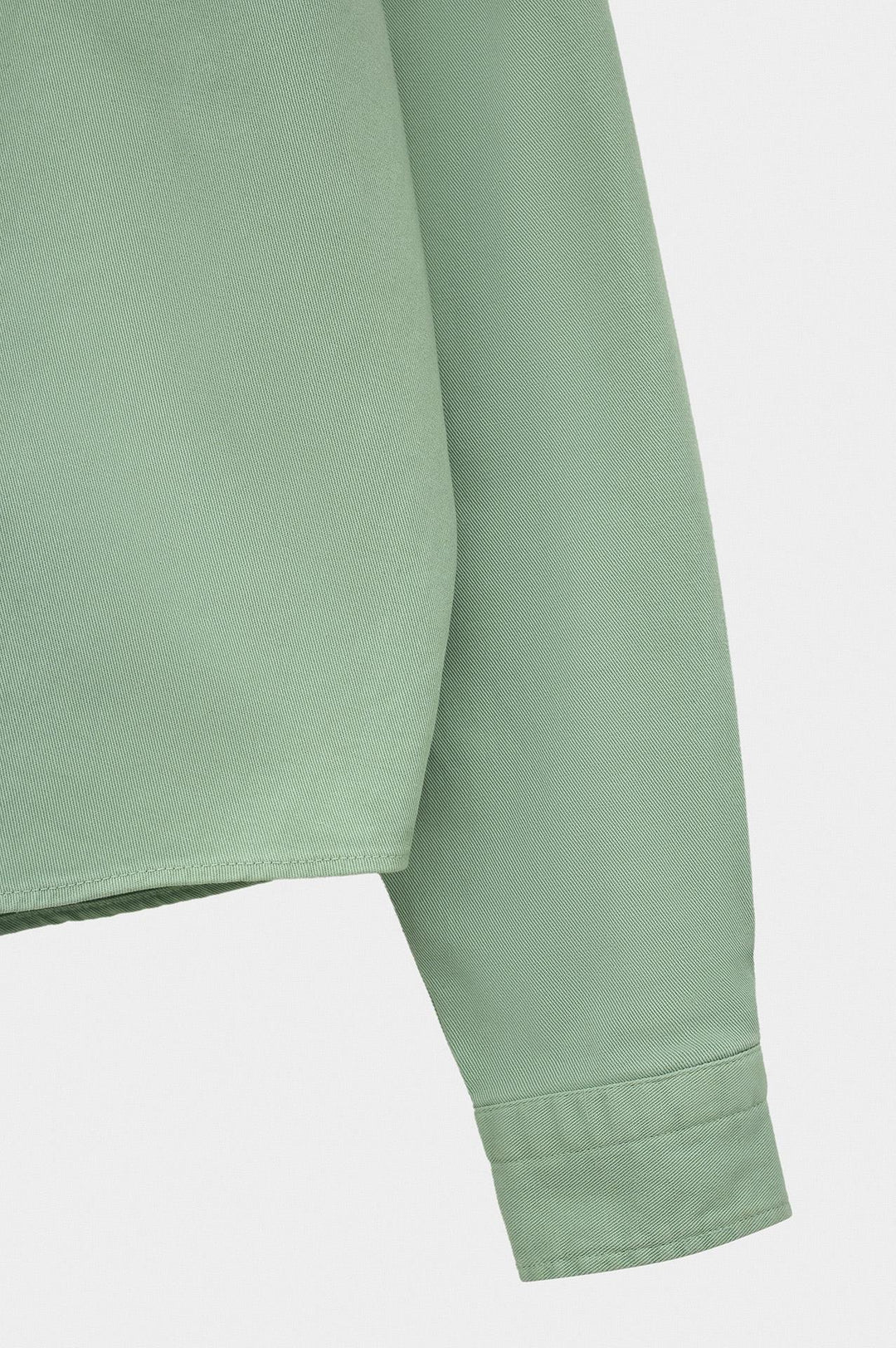 Giesto Chemise en gabardine menthe avec broderie - Menthe
