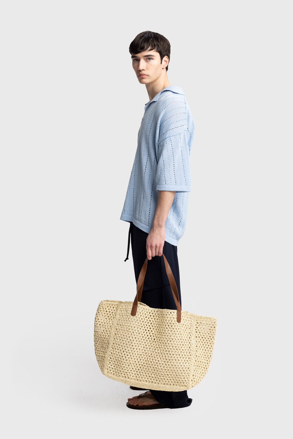 Giesto T-shirt en tricot - Bleu