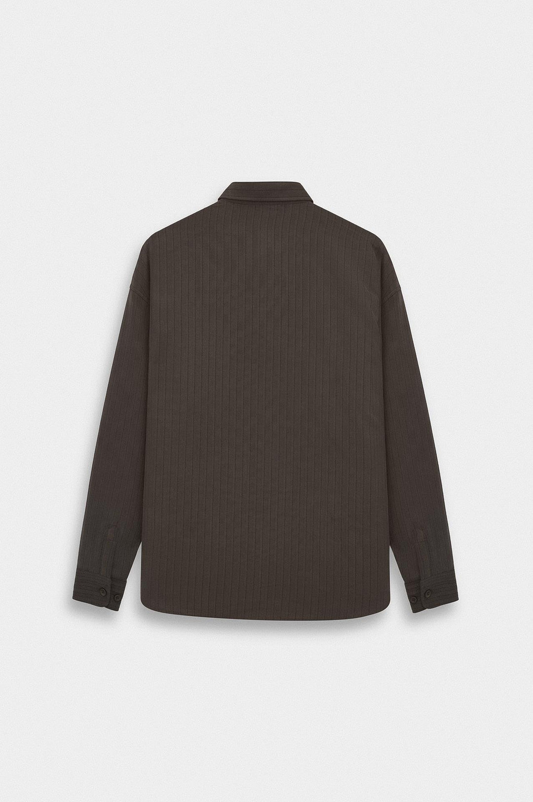 Giesto Chemise en Modal Rayée Oversize Marron - Marron