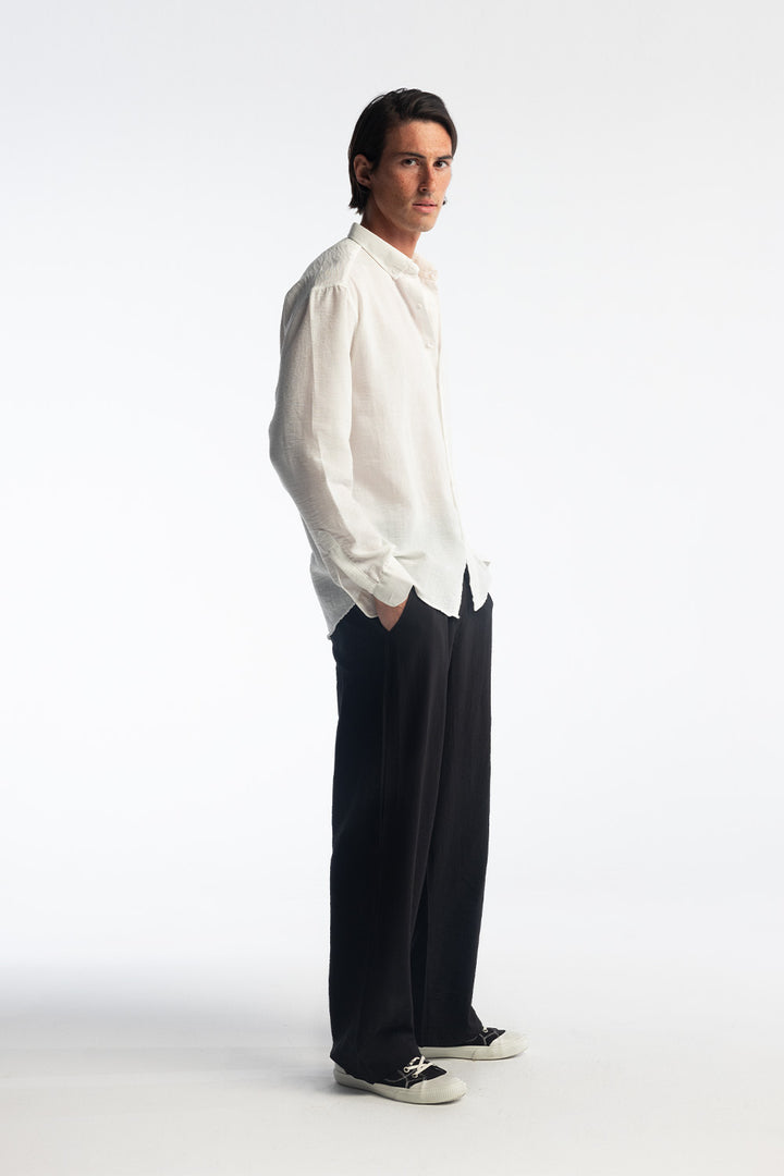 Giesto Chemise oversize fluide - Blanc