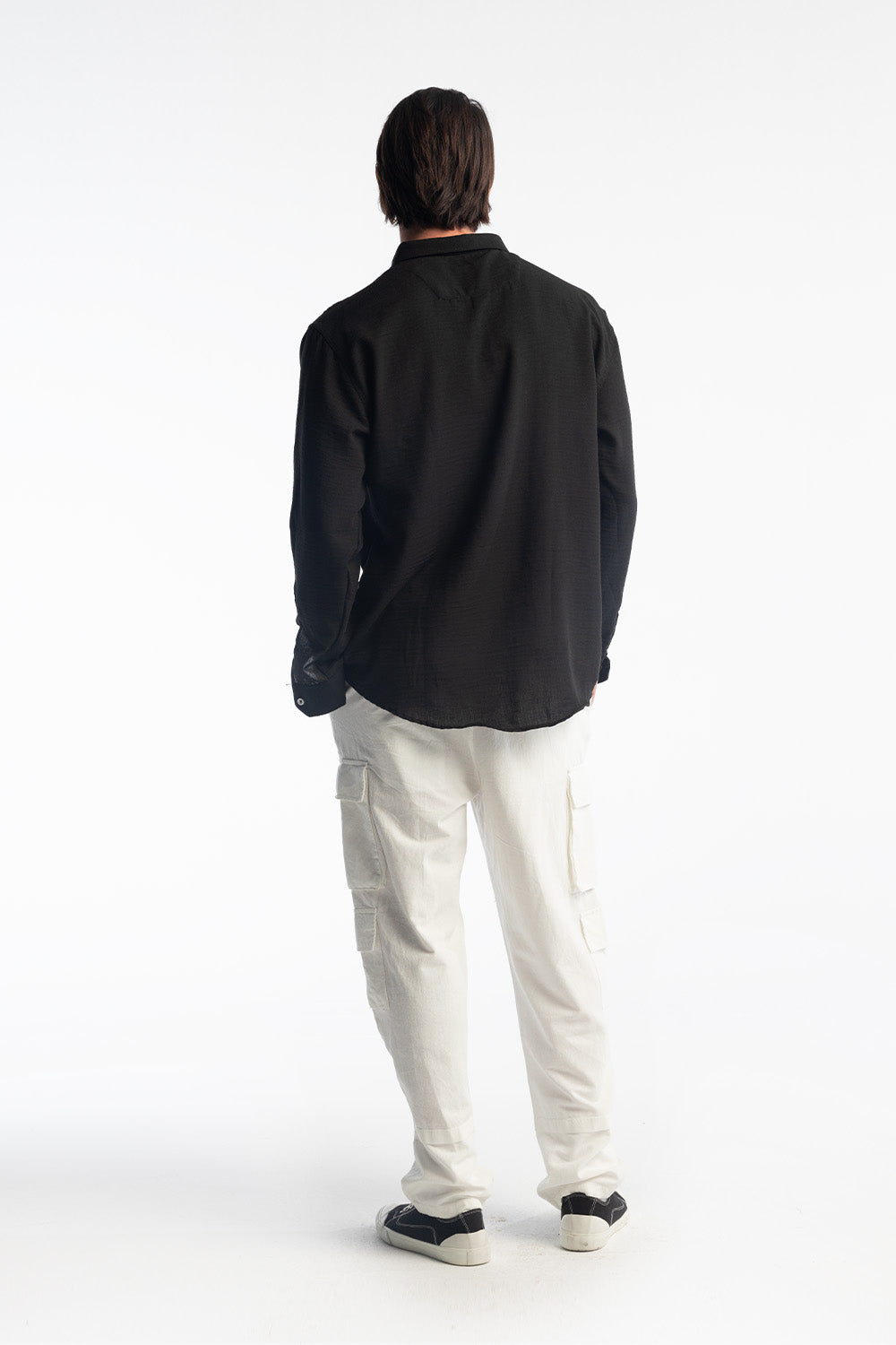 Giesto Chemise oversize fluide - Noir
