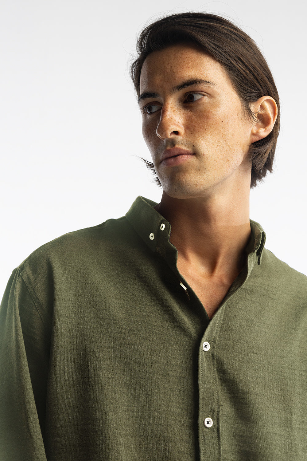 Giesto Chemise oversize fluide - Kaki