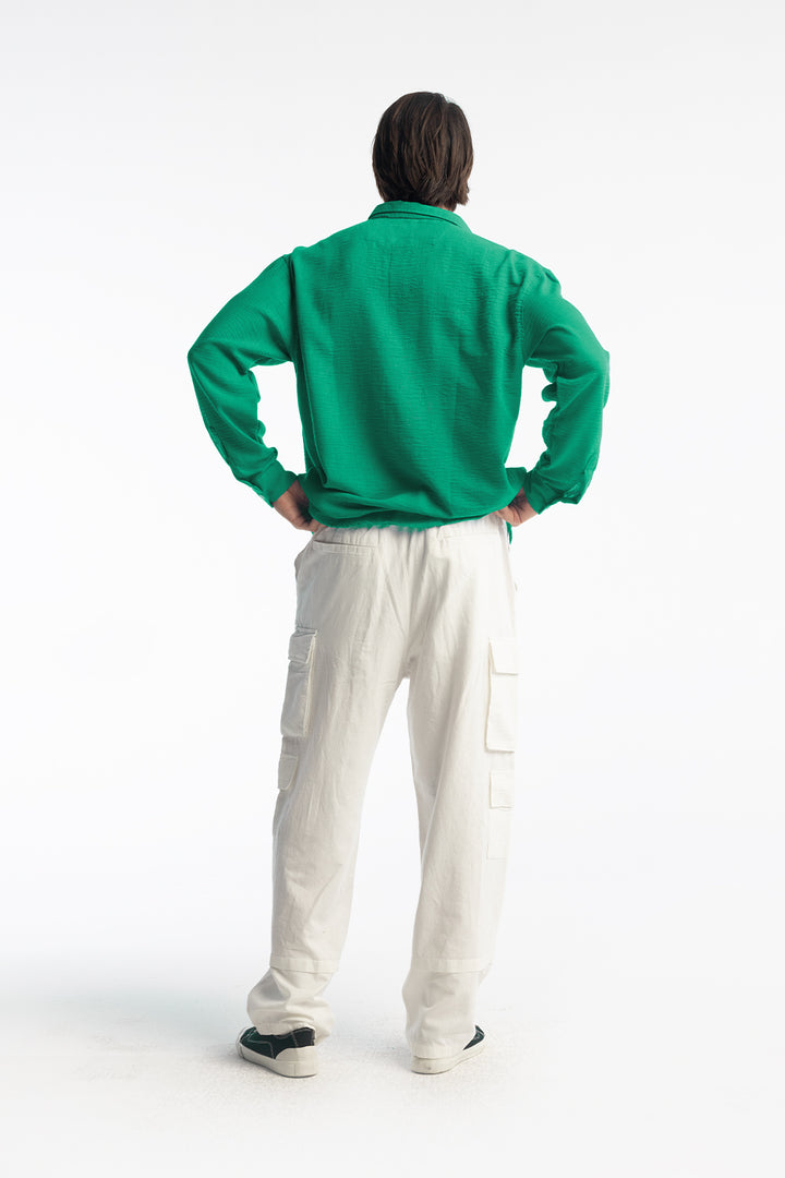 Giesto Chemise oversize décontractée - Vert