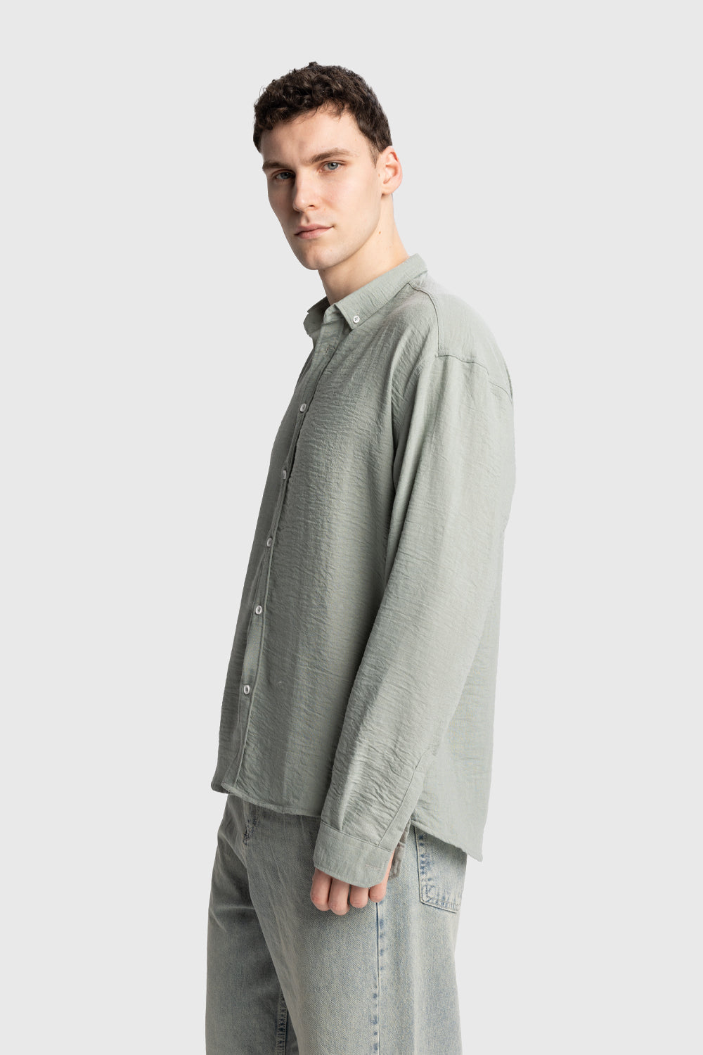 Giesto Chemise oversize fluide - Menthe